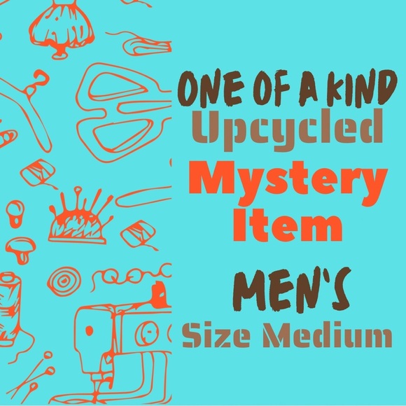 Mystery Box One of a Kind Upcycled Item Men’s SIZE Medium Unique 1 of 1 rare - Picture 1 of 1